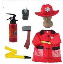 Free Shipping Fireman Sam Kids Halloween Cosplay Costume for Fancy Dress girl boy halloween party cosplay 2024 - buy cheap