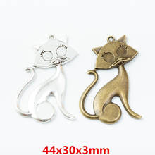 35 pieces of retro cat pendant zinc alloy pendant DIY European style jewelry making  6742 2024 - buy cheap