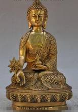 tibet buddhism fane brass sakyamuni Shakyamuni Herbs Medicine Buddha statue 2024 - buy cheap