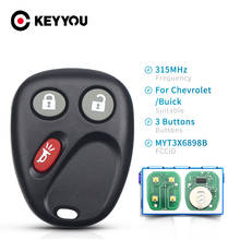KEYYOU 5X Remote Car Key Replace For Chevrolet GMC Envoy Trailblazer 2002 2003 2004 2005 2006 2007 2008 2009 MYT3X6898B 315Mhz 2024 - buy cheap