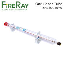 FireRay Yongli A8s 150W CO2 láser tubo de vidrio caja de madera longitud 1850 Dia. 80mm para máquina cortadora de grabado láser CO2 2024 - compra barato