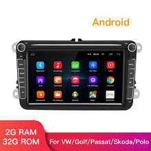 Radio con GPS para coche, reproductor Multimedia con Android, 2 Din, 8 pulgadas, para VW / Skoda Octavia, golf 5, 6, touran, passat B6, polo, Jetta 2024 - compra barato