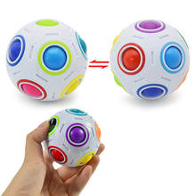 Kids Magic Ball decompression Ball Toy Magic Rainbow Ball Educational Toy Training Logical Space Thinking Educational Toy Gift 2024 - buy cheap