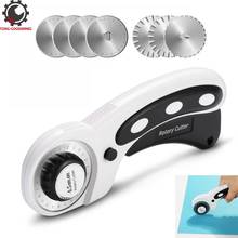 45mm Rotary Cutter with 7 Replacement Rotary Cutter Blades Rotary Blades for Precise Cutting Sewing Fabric Leather Quilting 2024 - buy cheap