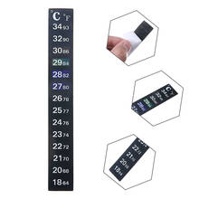 Digital Aquarium Fish Tank Thermometer Temperature Sticker Dual Scale Measurement Stickers Tools 2024 - buy cheap