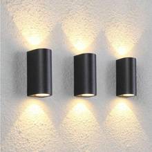 10w 15 cob led lâmpada de parede dupla face para cima e para baixo luz parede ao ar livre ip65 à prova dwaterproof água luzes varanda frete grátis 2024 - compre barato