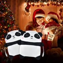 1Pair USB Panda Shape Warm Gloves Heated Hands Warmer Heating Half Finger Winter Warm Gloves For Office Christmas Gift 2024 - buy cheap