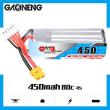 Gaoneng gnb 450 mah 14.8 v 80c 4S lipo bateria xt30 jst plug para cinebee cine whoop betafpv zangão rc quadcopter palito de dentes zangão 2024 - compre barato