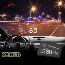 Pantalla HUD OBD2 para coche, velocímetro Digital de 3 "para coche, con advertencia de velocímetro KM/h MPH, accesorios X5 2024 - compra barato