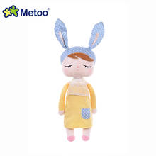 Metoo Angela Plush Dolls Baby Toy for Children Girl Kids Toys Gift Lace Bunny Rabbit Stuffed & Plush Animals Christmas Genuine 2024 - buy cheap