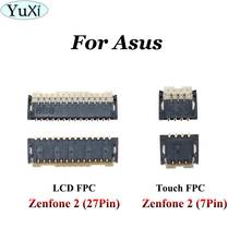 YuXi 2pcs/lot For Asus zenfone2 zenfone 2 ZE500KL Z00ED LCD Display Screen FPC Connector 27/7 pin LCD FPC On Board 2024 - buy cheap