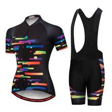 Camisa feminina de manga curta para ciclismo, camiseta para mulheres, top preto, respirável, roupa de bicicleta, profissional, equitação, 2020 2024 - compre barato