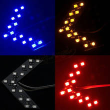1pcs 14 SMD Arrow Panel LED Turning Light for Car Auto Rear View Mirror Indicator Turn Signal Lamp  2024 - buy cheap