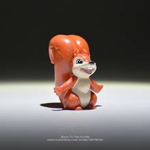 Figura de acción de Disney Bambi Squirrel, minimuñeco de 3,5 cm, decoración de Anime, Colección, juguetes, modelo para niños, regalo 2024 - compra barato