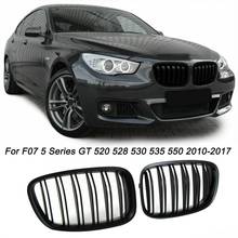 Top!-Black Front Bumper Hood Kidney Grill Grille For-BMW F07 5 Series GT 520 528 530 535 550 2010-2017 2024 - buy cheap