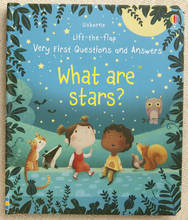 3D Usborne lift the flap very first questions and answers What are stars flip picture board book kids children early education 2024 - buy cheap