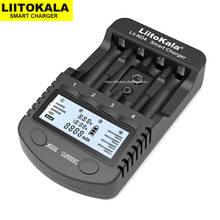 Зарядное устройство LiitoKala Lii-ND4 NiMH/Cd, зарядное устройство AA AAA с ЖК-дисплеем и проверкой емкости аккумуляторов 1,2 в AA aaa и 9 В. 2024 - купить недорого
