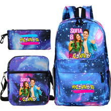 Conjunto de 3 unidades de mochila Unisex para adolescentes, niños y estudiantes, mochilas para ordenador portátil, bolsas de viaje 2024 - compra barato