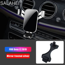 Suporte de celular para mercedes-benz c class 2019, popular, montado na saída de ar, clipe para mercedes-benz c class w205 2019 2020 2024 - compre barato