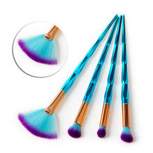 4Pcs Diamond Makeup Brush Set Eye Brush Beauty Tools Fan Powder Eyeshadow Contour Beauty Cosmetic For Make Up Tool 2024 - buy cheap
