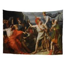 Mitologia grega arte clássica obra-prima tapeçaria série a ira de aquiles michel drolling 2024 - compre barato