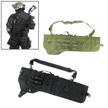 Ao ar livre tático molle shotgun bainha coldre rifle sling caso saco organizador para caça rifle acessórios 2024 - compre barato