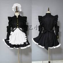 [Customize] Anime Maid Uniform Dress Cosplay Costume Halloween Party Suit For Women Custom Made New 2021 2024 - buy cheap