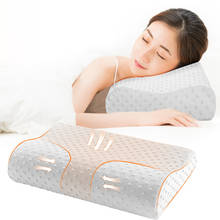 DIDIHOU Foam Orthopedic Memory U-shape Pillows Latex Neckrest Fiber Pillow Slow Rebound Massager Cervical Health Cotton Pillow 2024 - buy cheap