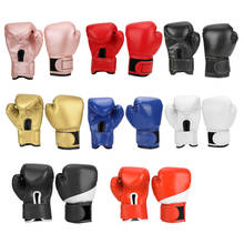 1 Pair Child Boxing Gloves Kids Training Fighting Gloves Muay Thai Sparring Punching Kickboxing Breathable PU Training Gloves 2024 - buy cheap