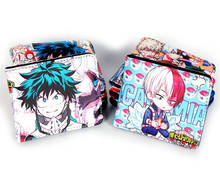 Carteira de anime boku no hero academia, bolsa de moedas unissex de my hero academia c388 2024 - compre barato