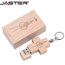 JASTER( free logo) creative wooden cross Christian usb 2.0 flash drive 4GB 8GB 16GB 32GB 64GB pen drive memory stick 2024 - buy cheap