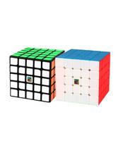 Moyu meilong preto stickerless 5x5x5 cubo mágico velocidade profisional 62mm 5x5 cubos brinquedos jogos educativos quebra-cabeças para o presente das crianças 2024 - compre barato