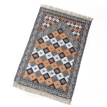 2019 New Arrival  4 colors soft Muslim Prayer Rug Polyester Portable Mats Travel Home New Style Mat Blanket 70*110cm 2024 - buy cheap