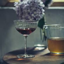 Copa de vino Retro transparente, vasos de cóctel a rayas, para jugo de Martini, fiesta en casa, 225ml, 2 uds. 2024 - compra barato