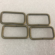 50PCS 32mm Antique Bronze Rectangle Rings Buckles Belt Webbing Ribbon Vintage DIY Metal Buckles Strap Slider Adjuster 2024 - buy cheap