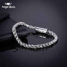 Ancient Silver color Men Bracelet High Quality Bracelets Buddha Bangles Punk Jewelry Accessories for Male Best Friends B1019-11 2024 - buy cheap
