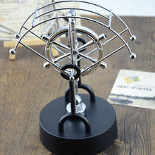 Ventilador perpetuo, instrumento de ciencia magnética de rotación artesanal, bola oscilante de Metal, paracaídas, decoración del hogar, estatuilla de Adorno 2024 - compra barato