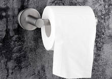 Soporte de papel higiénico para baño, práctico soporte para colgar sin huellas, montado en la pared, 1 unidad 2024 - compra barato