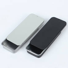 1PC Portable Tin Box Mini Iron Slide Cover Storage Jewelry Pill Cases Container Can 2024 - buy cheap