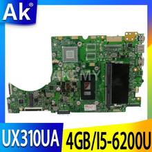 Akemy New mainboard for ASUS UX310UQK UX310UQ UX310UVK UX310UV UX410UQK UX310UA UX310UAK UX410UA Laptop motherboard  4G/I5-6200U 2024 - buy cheap