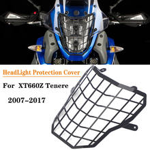 Para yamaha xt 660 z tenere xt660z 2007-2017 2016 2015 2014 2013 acessórios da motocicleta farol protetor grille guarda capa 2024 - compre barato