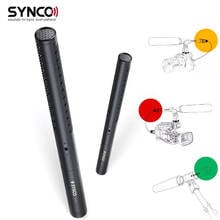 Micrófono de escopeta, conector SYNCO MIC D1 Multi alimentado, micrófono hipercardioide con tubo de latón, filtro de paso alto, conector XLR para cámara DSLR 2024 - compra barato