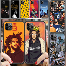 J.Cole Dreamville Singer Phone Case Cover Hull For iphone 5 5s se 2 6 6s 7 8 12 mini plus X XS XR 11 PRO MAX black tpu hoesjes 2024 - buy cheap