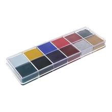 Pigmento de pintura al óleo profesional para cara y cuerpo, Kit de belleza, suministros cosméticos de maquillaje, 12 colores 2024 - compra barato