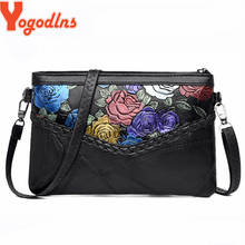 Yogodlns Vintage Designer Printing Shoulder Bag For Women Fashion New High Quality PU Leather Women Handbags Lady Crossbody Bag 2024 - buy cheap