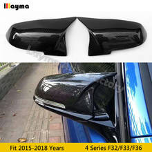 F32 M Style Carbon Fiber Mirror cover For BMW 4 Series 420i 425i 428i 430i 440i 2014-2018 year F33 F36 Car rear mirror cap 2024 - buy cheap