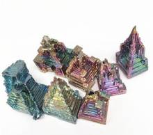 1pc Beautiful rainbow bismuth specimen crystal ore healing mineral product 2024 - buy cheap