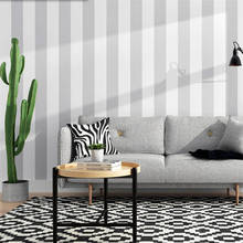 Papel tapiz de rayas verticales de estilo nórdico, papel tapiz para sala de estar, dormitorio, tienda de ropa, Fondo de tv, papel de pared 2024 - compra barato
