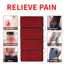 DGYAO Muscle Pain Relief Red Light Therapy Devices Relax Back Brace Pad Full Body Infrared Board Home Use Health Care Equipment 2024 - buy cheap