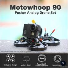 Hglrc motowhoop 90mm empurrador analógico 2 Polegada fpv racing drone 350mw vtx câmera zeus f722 aio controlador de vôo 1303.5 motor 2024 - compre barato